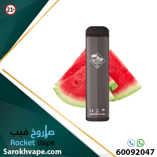 TUGBOAT PLUS WATERMELON 800 PUFFS Sarokh Vape