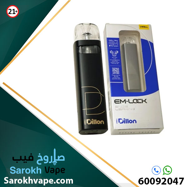 Uwell Dillon EM Luxury Black Gold Color Sarokh Vape