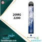 VOZOL BLUE RAZZ ICE 20MG 2200 PUFFS