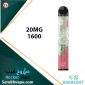 VOZOL DOUBLE APPLE 20MG 1600 PUFFS