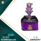 Alfakher Small Glass Hookah Purple