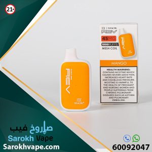 JDI REV Mango 45MG 1000 PUFFS