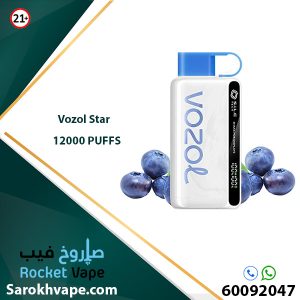 Vozol Star Blueberry Storm 20MG 12000 PUFFS