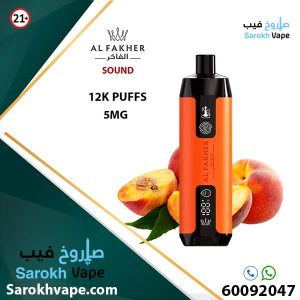 Vape Al Fakher Crown Bar Peach 12K Sound